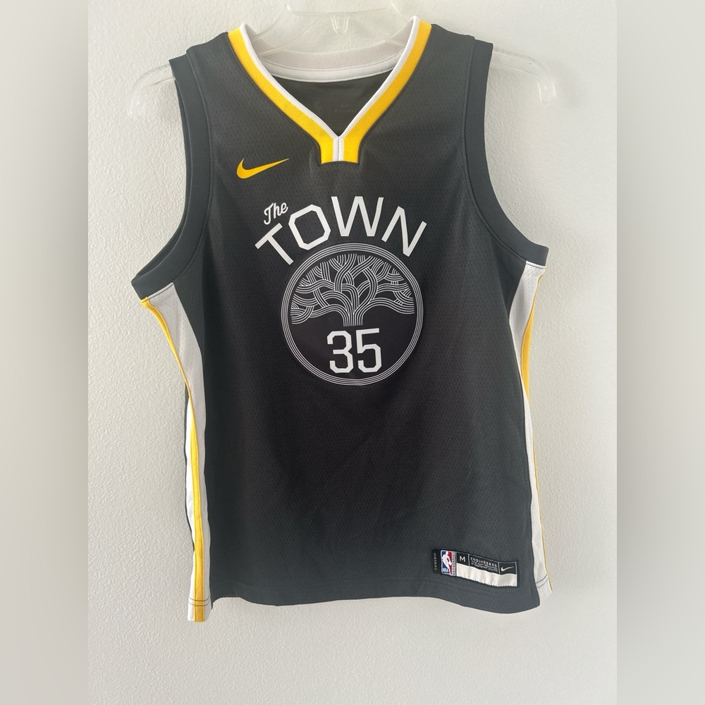 Nike Gray and White NBA Swingman Jersey